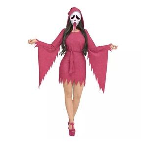 Spirit Pink Hooded Ghost Dress Costume